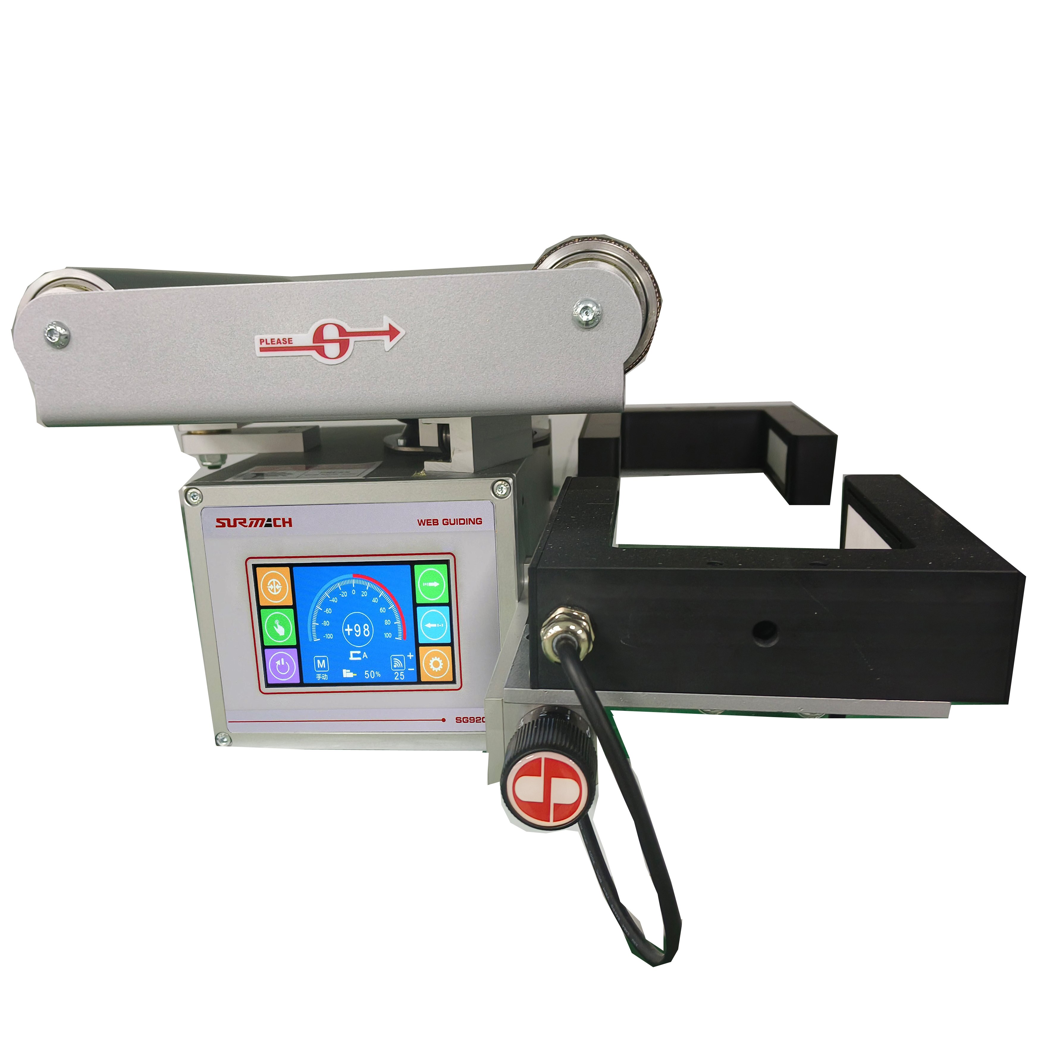 Intelligent Web Guiding System Edge Chasing Machine Simple Operation Film Conveying Edge Alignment Instrument